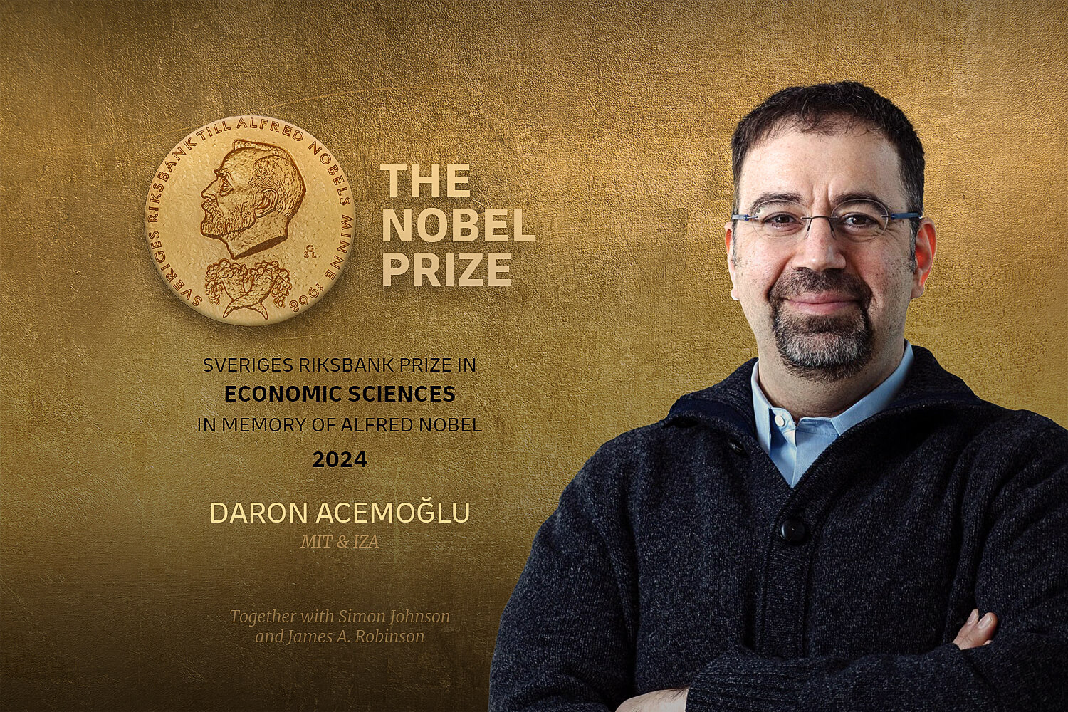 Prof. Daron Acemoglu získal Nobelovú cenu za ekonómiu