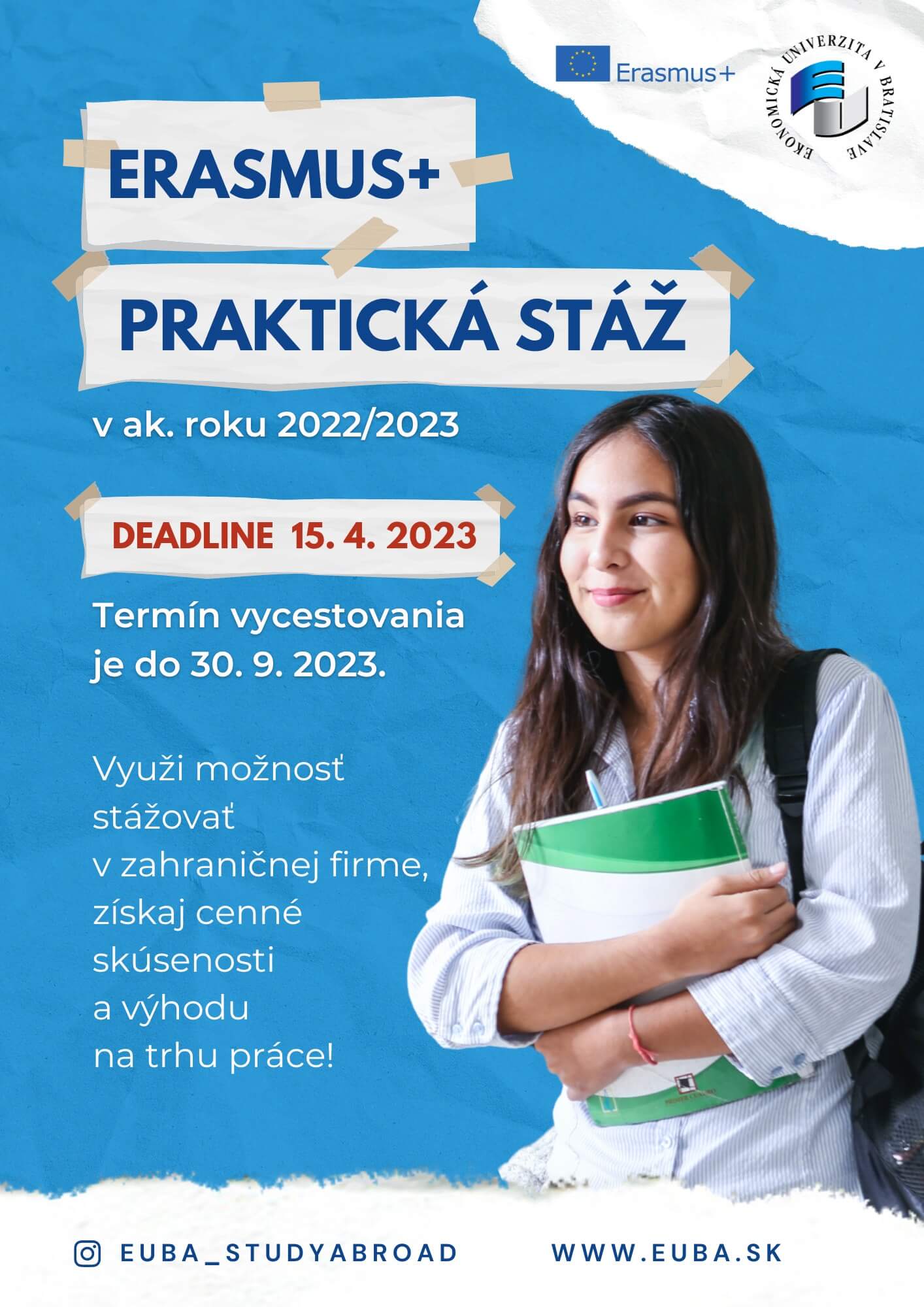 Výzva na Erasmus+ praktické stáže