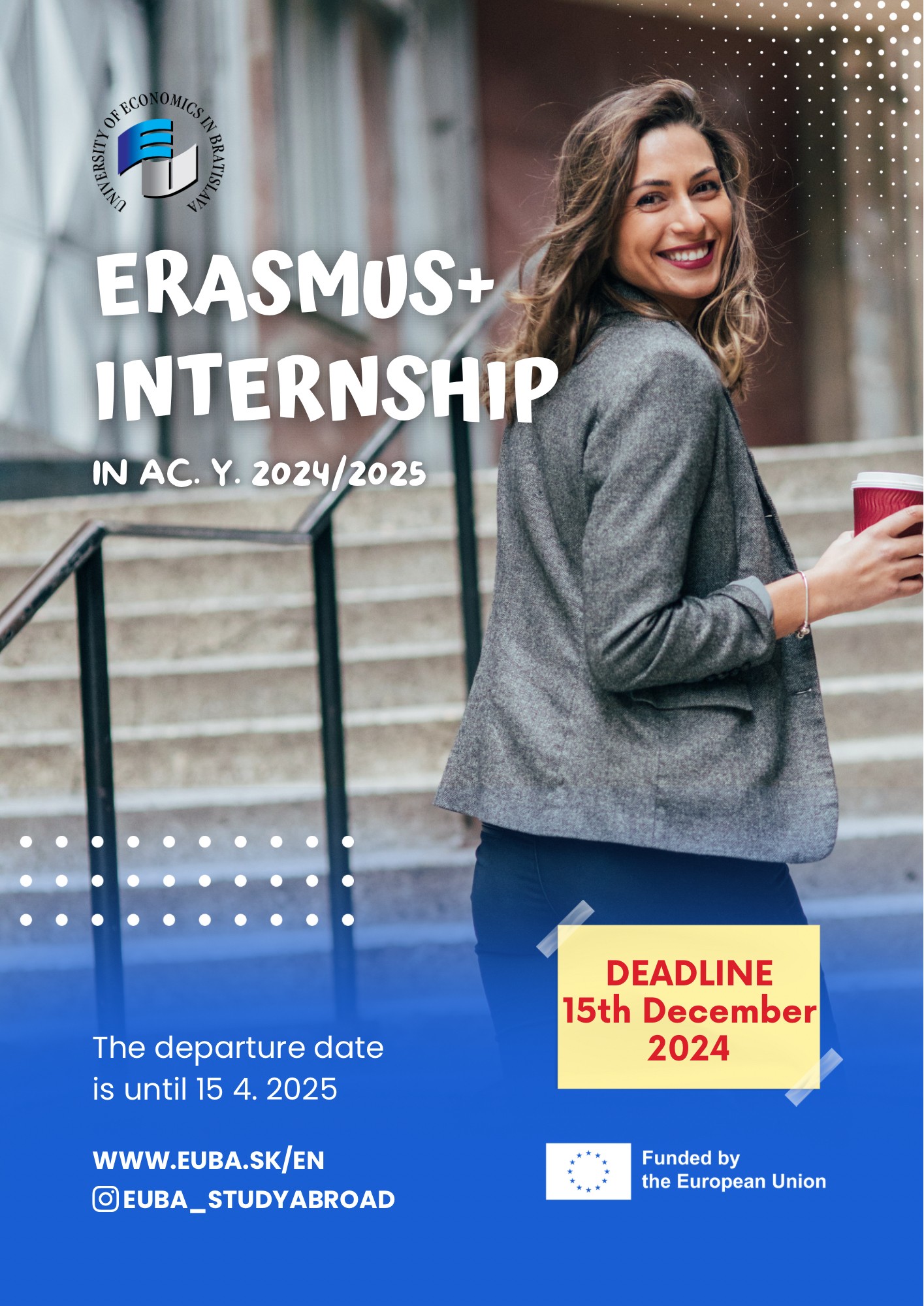 Do not hesitate and take advantage of the unique opportunity to participate in an Erasmus+ practical internship