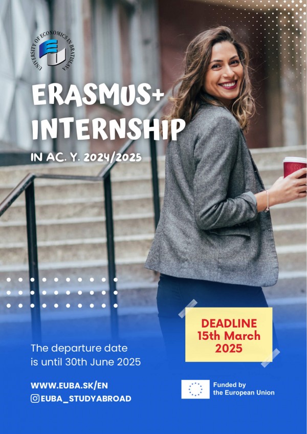 Do not hesitate and take advantage of the unique opportunity to participate in an Erasmus+ practical internship